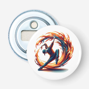 Breakdance Street Fire With Urban Energy Bottle Opener