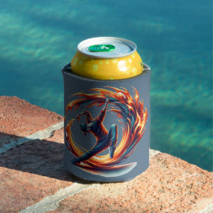 Breakdance Street Fire With Urban Energy Can Cooler