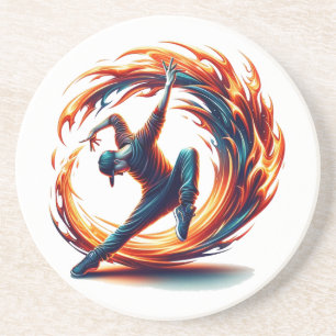 Breakdance Street Fire With Urban Energy Coaster