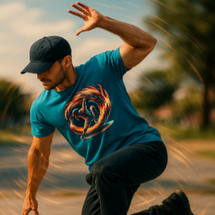 Breakdance Street Fire With Urban Energy T-Shirt