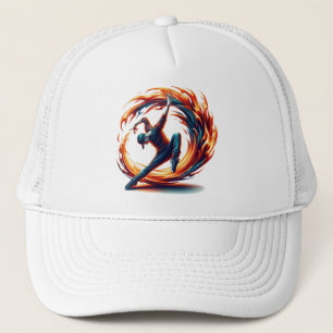 Breakdance Street Fire With Urban Energy  Trucker Hat