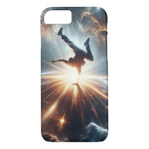 Breakdancer in action, Ai, Action in the Galaxy iPhone 8/7 Case