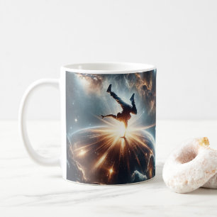 Breakdancer in action, Ai, Action in the Galaxy Coffee Mug