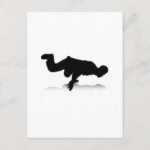 Breakdancer (on one hand) postcard