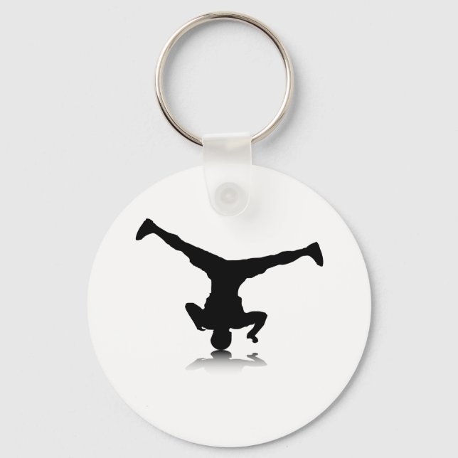 Breakdancer (spin) key ring (Front)