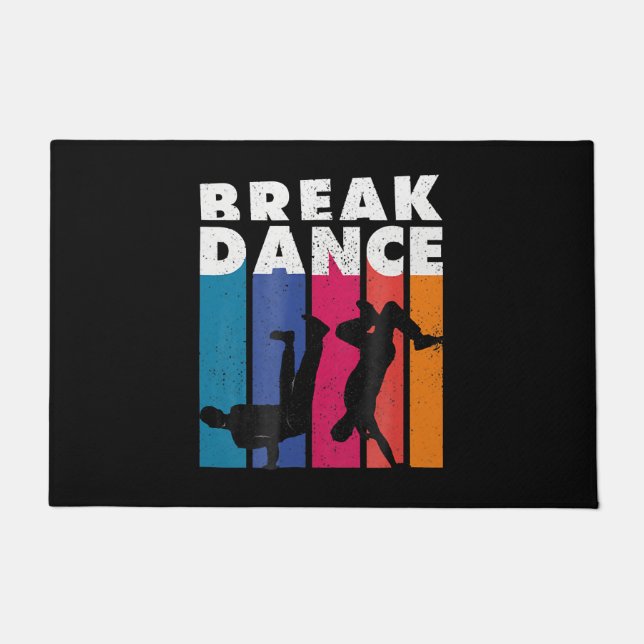 Breakdancing  - Breakdance 90s Hip Hop Hiphop Doormat (Front)