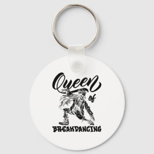 Breakdancing Breakdancer Bboy Dancing Queen Of Bre Key Ring