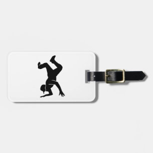 Breakdancing Luggage Tag