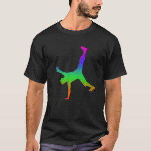 Breakdancing Shadows In Rainbow Colour T-Shirt