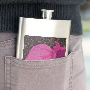Breakdancing tree glitter Tu B'Shvat ט״ו בשבט Hip Flask