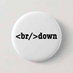 breakdown HTML Code 6 Cm Round Badge