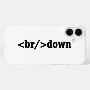 breakdown HTML Code iPhone 16 Plus Case