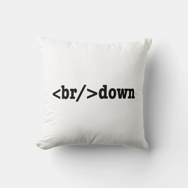 breakdown HTML Code Cushion (Front)