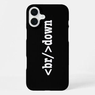 breakdown HTML Code iPhone Case