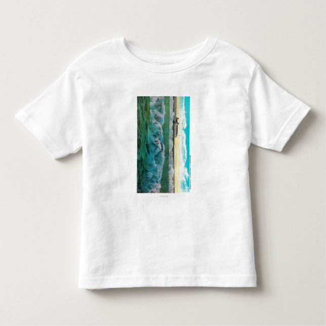 Breakers at Long Beach, California Toddler T-Shirt (Front)