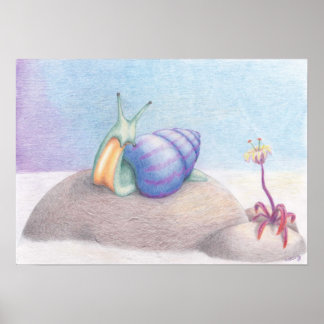 Breakfast Above the Clouds Poster