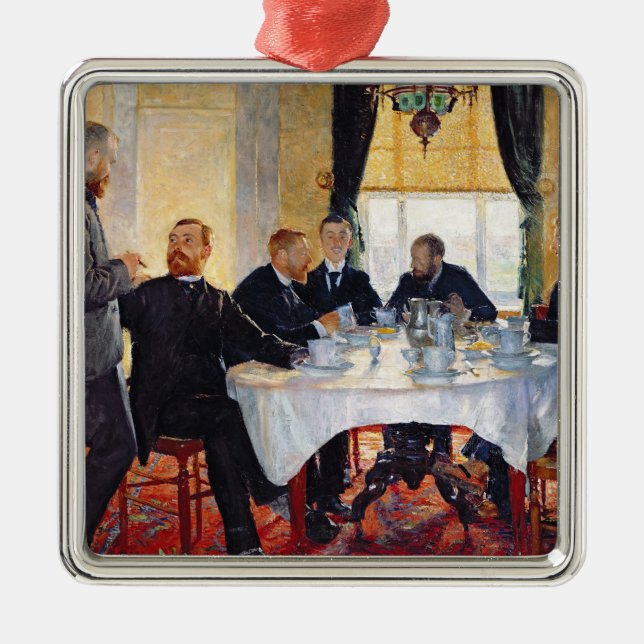Breakfast at Blankenberghe Metal Ornament (Front)