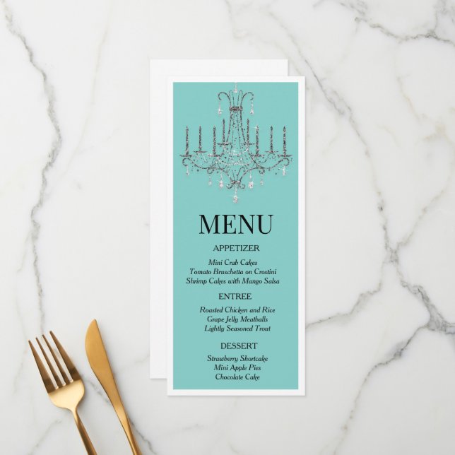 Breakfast at Chandelier Menu (Front/Back In Situ)