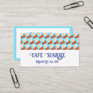 Breakfast Bacon And Egg Business Card