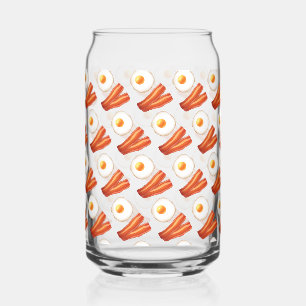 Breakfast Bacon And Egg Can Glass