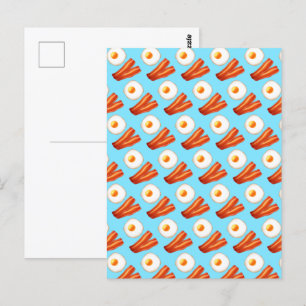 Breakfast Bacon And Egg  Postcard