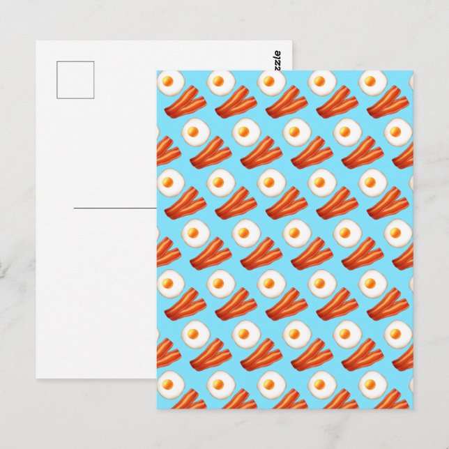 Breakfast Bacon And Egg  Postcard (Front/Back)