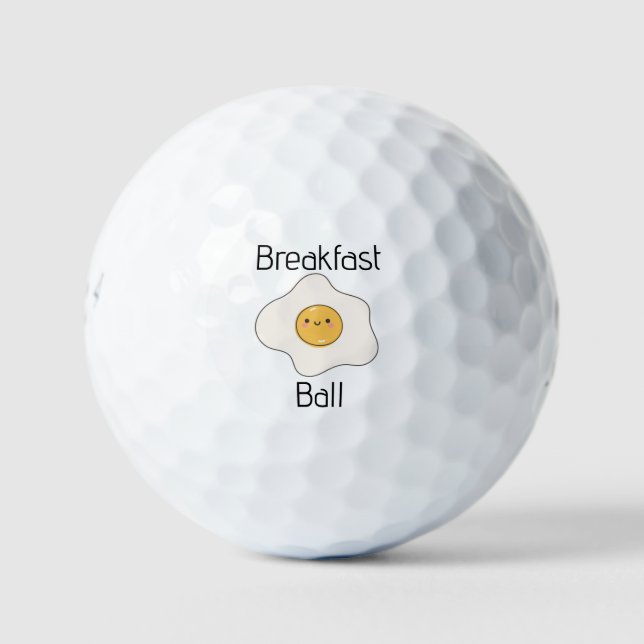 Breakfast Ball - Fun Golf Ball (Front)