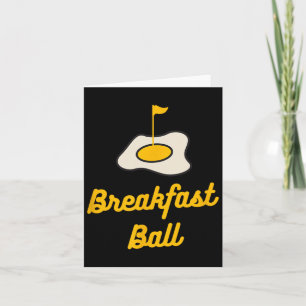 Breakfast Ball Mulligan Golf  Card