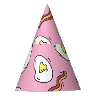 Breakfast Bonanza: Cartoon Delights Party Hat