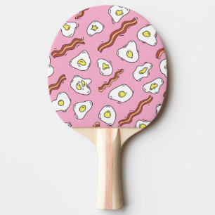 Breakfast Bonanza: Cartoon Delights Ping Pong Paddle