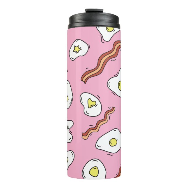 Breakfast Bonanza: Cartoon Delights Thermal Tumbler (Front)