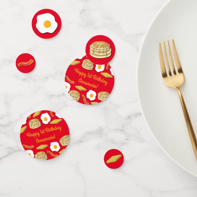 Breakfast Brunch Birthday Party Kids Confetti (Group)