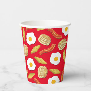 Breakfast Brunch Birthday Party Kids Cute Paper Cu Cups