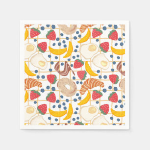 Breakfast Brunch Food Buffet Napkin