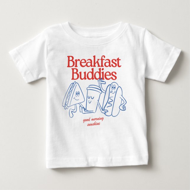 Breakfast buddies  baby T-Shirt (Front)