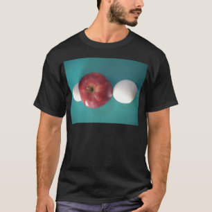 Breakfast Buddies: Two Eggs $an Apple Still Life T-Shirt