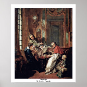 Breakfast By Boucher François Poster