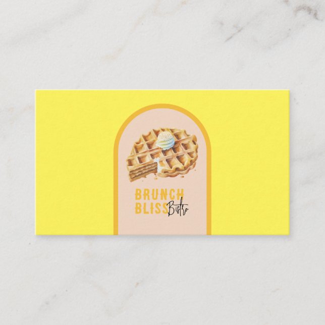 Breakfast Cafe Business Card (Front)