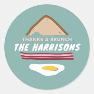 BREAKFAST CLASSIC ROUND STICKER