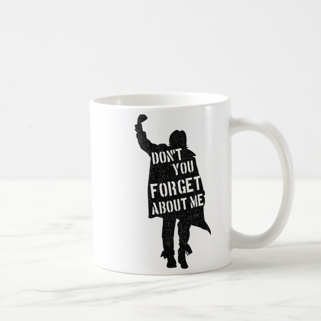 Breakfast Club Don't You Forget About Me Silhouett Coffee Mug (Right)