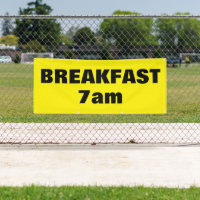 Breakfast Custom Yellow Business Outdoor