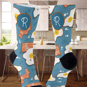 Breakfast Food Pattern Socks