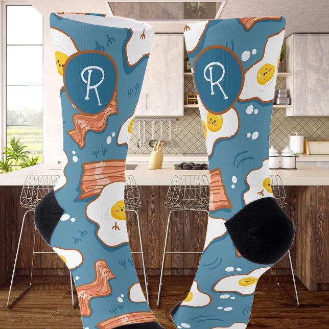Breakfast Food Pattern Socks (Creator Uploaded)