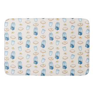 Breakfast foods (alien) bath mat