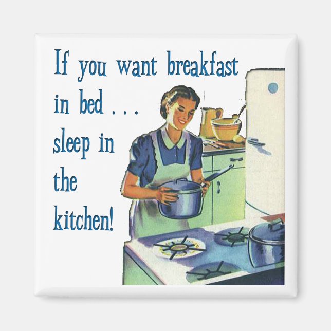 Breakfast in Bed Magnet (Front)