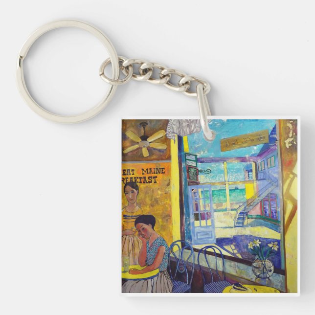 Breakfast in Maine Key Ring (Front)