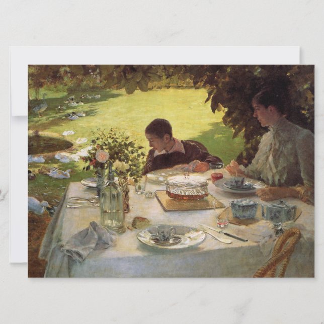 Breakfast in the Garden Card (Front)