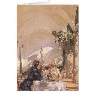 Breakfast in the Loggia by John Singer Sargent