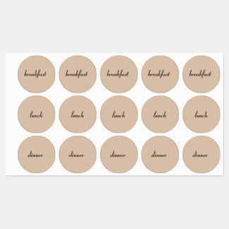 Breakfast, Lunch and Dinner