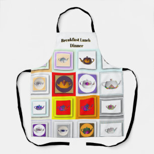 Breakfast Lunch Dinner Kitchen Chef Apron